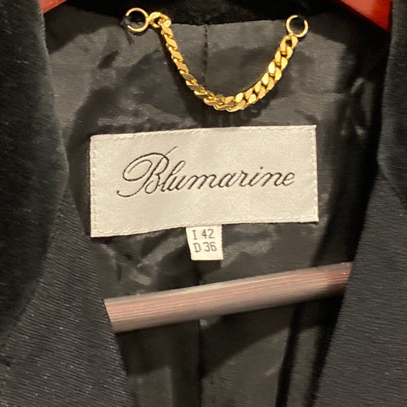 Blumarine blazer, black, size 6 - Picture 1 of 5